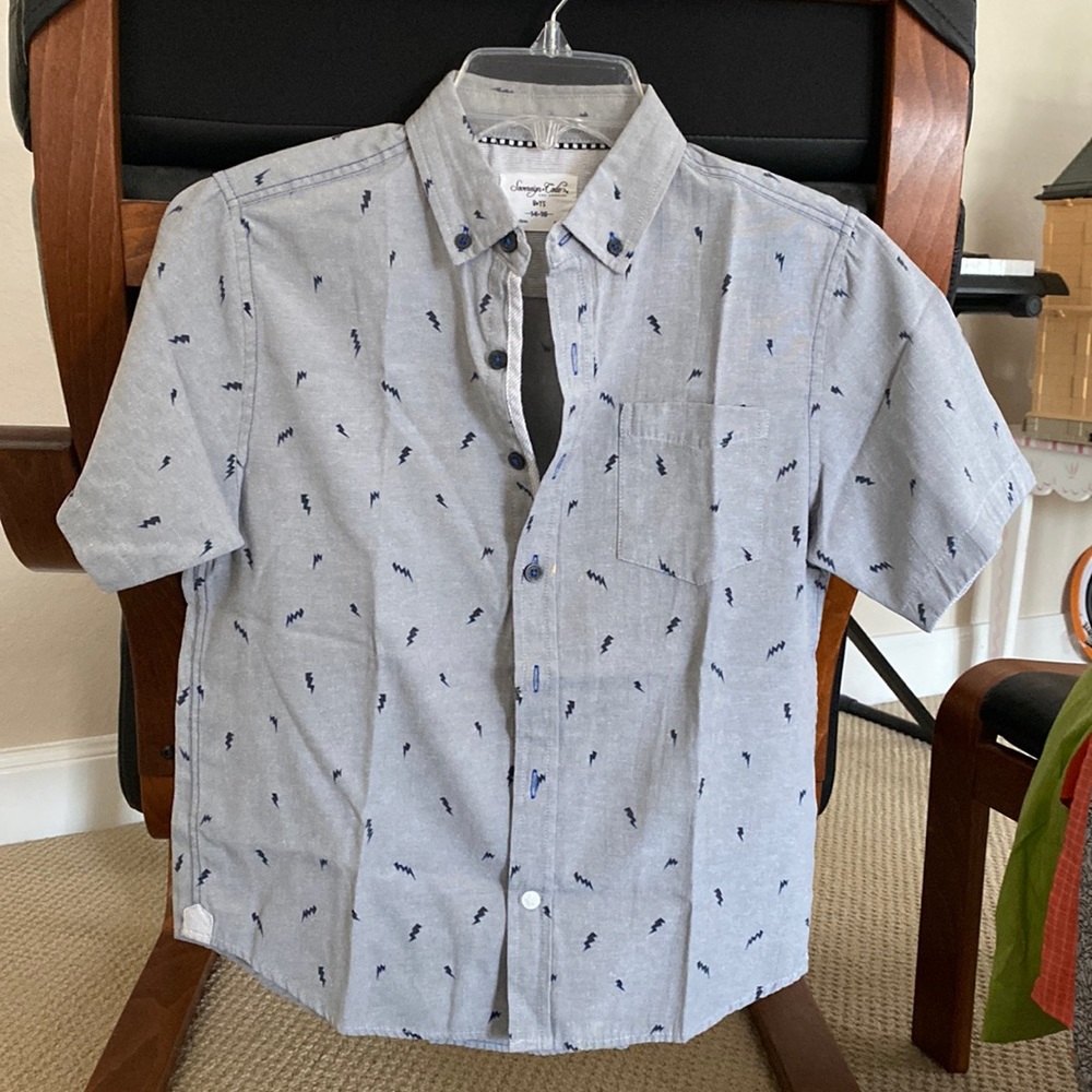 Sovereign code short sleeve button down size 14/16 boys